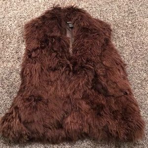 DKNY Alpaca fur vest